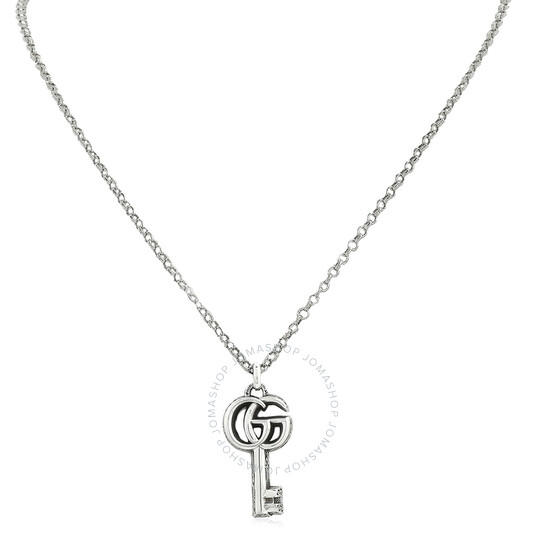アクセサリー GUCCI Key necklace Neck strap Double G key necklace with crystals in gold finish | GUCCI® US