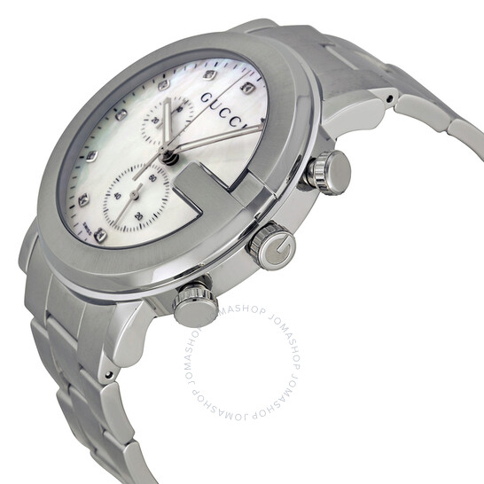 一期一会 GUCCI Gucci G-Chrono Diamond Mother of Pearl Dial Unisex Watch