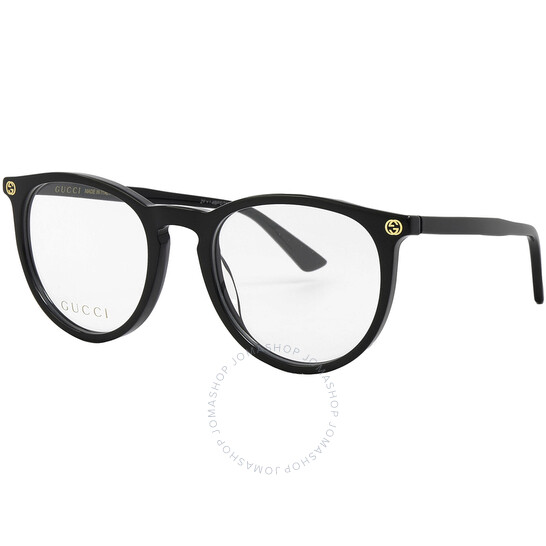 Gucci GG0027O Demo Teacup Ladies Eyeglasses GG0027O 001 50