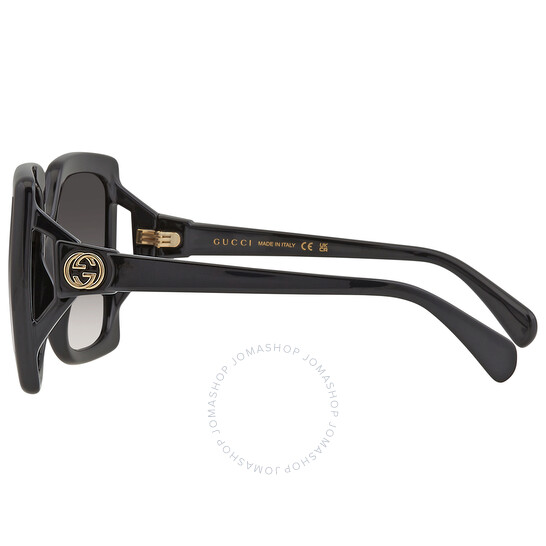 GUCCI スクエアフレムサンクラス GG0876S 001 Amazon.com: Gucci Square Sunglasses GG0876S 001 Black 60mm