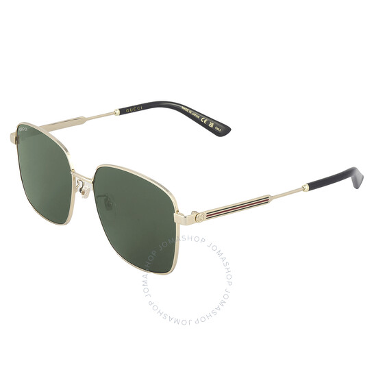 Gucci Green Square Ladies Sunglasses GG0852SK 001 58