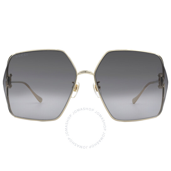 Gucci Grey Butterfly Ladies Sunglasses GG1322SA 001 64