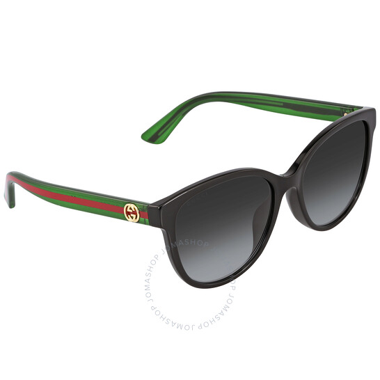 GUCCI サングラス GG0703SKN-002 BLACK/GRAY ユニセックス Gucci Grey Cat Eye Ladies Sunglasses GG0703SKN 002 55