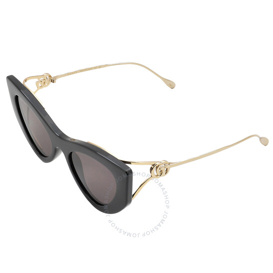 Gucci Grey Cat Eye Ladies Sunglasses GG1565S 001 52