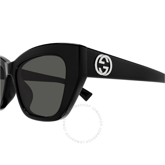 サングラス GUCCI SS25 Gucci - GG1844SA - 001 (GG1844SA 001) Gucci GG1844SA 001 Cat Eye Sunglasses Black - eye-oo.com