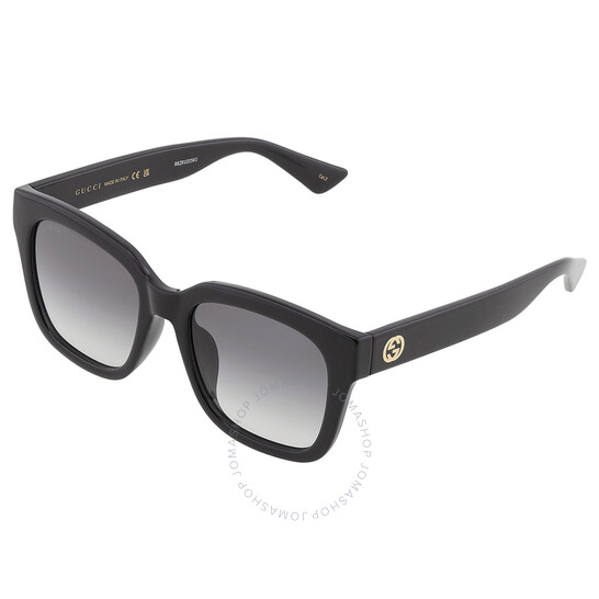 Gucci Grey Gradient Square Ladies Sunglasses GG1338SK 003 54