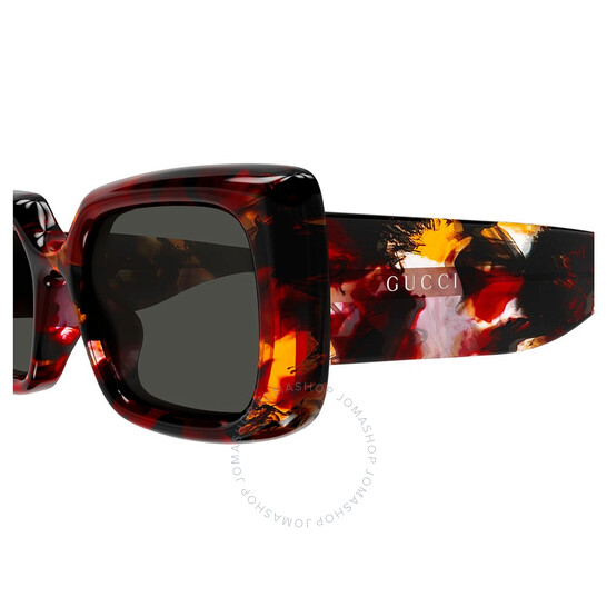 サングラス GUCCI SS25 Gucci - GG1906S - 001 (GG1906S 001) Gucci Grey Rectangular Ladies Sunglasses GG1906S 001 53