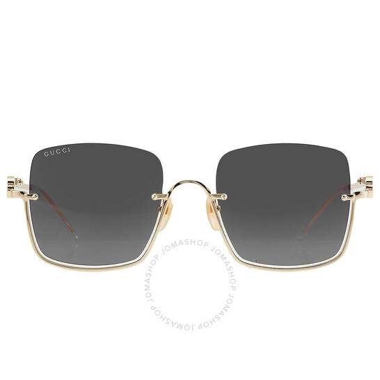 Gucci Grey Square Ladies Sunglasses GG1279S 001 54