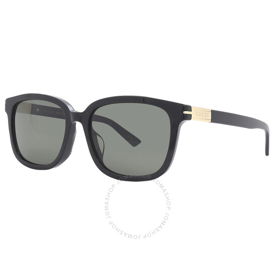 GUCCI サングラス GG1505SK-001 スクエア ブラック+グレー Gucci Grey Square Men's Sunglasses GG1505SK 001 55
