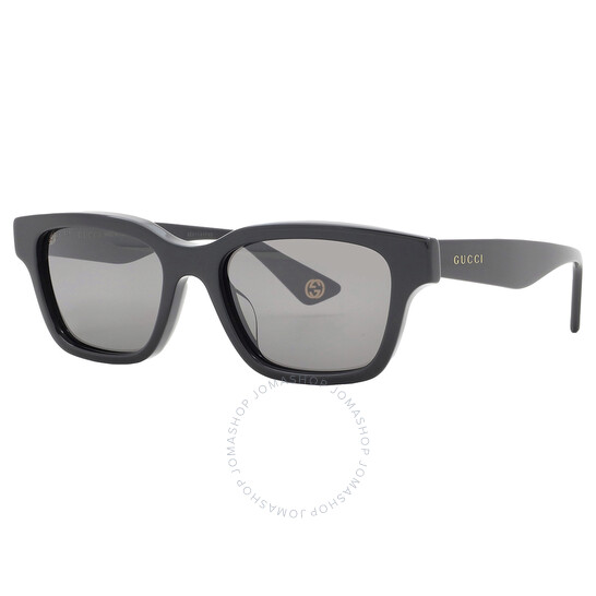 GUCCI サングラス GG1641SA-001 BLACK/GRAY ユニセックス Gucci Grey Square Men's Sunglasses GG1641SA 001 53