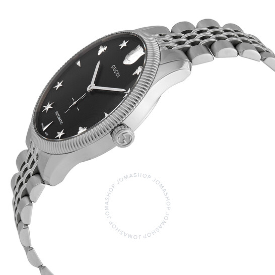 【 GUCCI 】 G-Timeless Automatic Black Dial Watch YA126353 Gucci G-Timeless Automatic Black Dial Men's Watch YA126353
