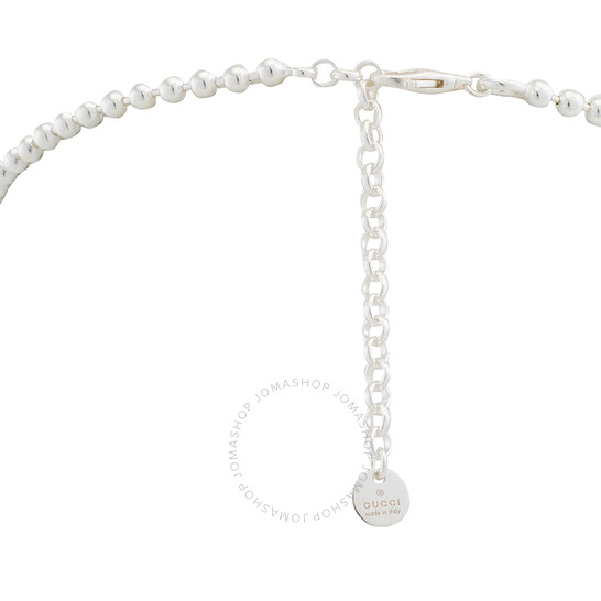 【 GUCCI 】 Interlocking G necklace in silver - YBB479219001 Gucci Interlocking G necklace in silver YBB479219001