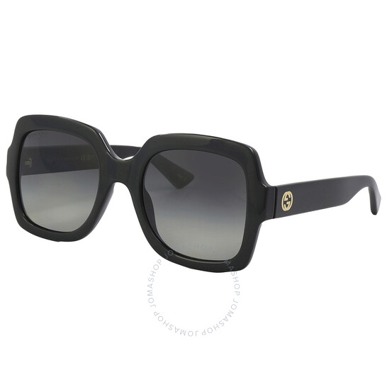 Gucci Polarized Grey Square Ladies Sunglasses GG1337S 002 54