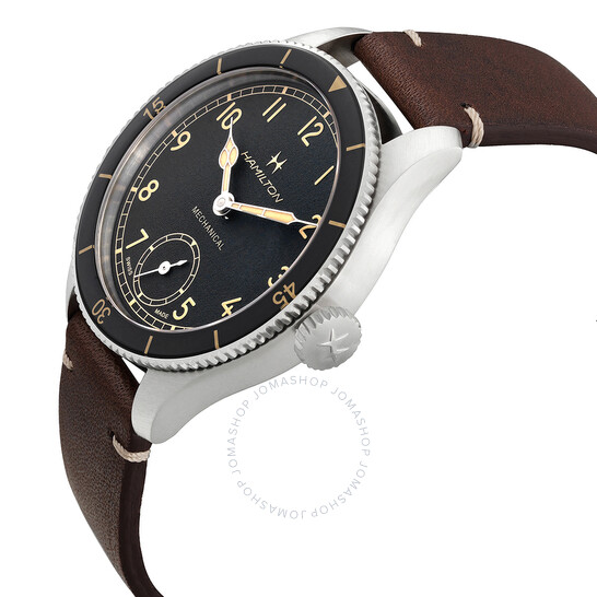 Hamilton Khaki Aviation Hand Wind Black Dial Men's Watch