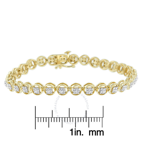 Haus Of Brilliance 14K Yellow Gold Plated .925 Sterling