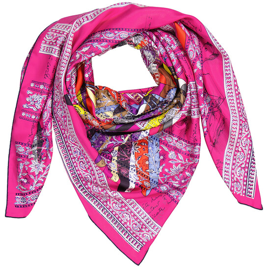 【 Hermes 】Pegase Au Bloc 刺繍 スカーフ 713368S 09 Hermes Pegase Au Bloc Embroidered Scarf 713368S 09