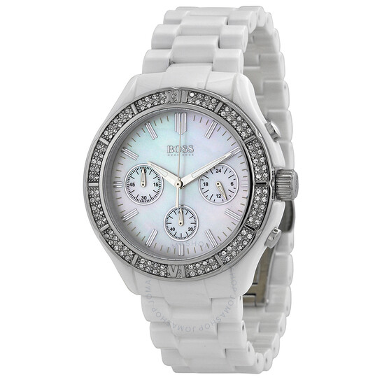 hugo boss ladies chronograph watch