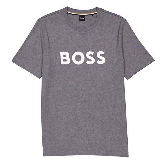 Hugo Boss Logo Print Cotton-Jersey T-Shirt, Size Large