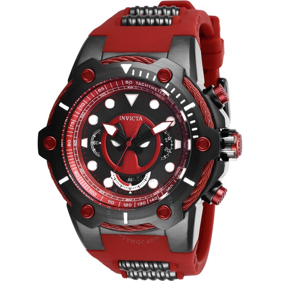 【INVICTA × MARVEL】　デッドプール Invicta Marvel Deadpool 48mm Limited Edition Swiss