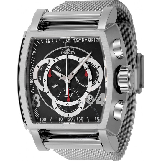 Invicta S1 Rally Chronograph Date Quartz Black Dial Men's