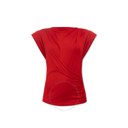 【ISABEL MARANT】Draped crepe T-shirt ティーシャツ Isabel Marant - Zelipa cotton T-shirt Isabel Marant