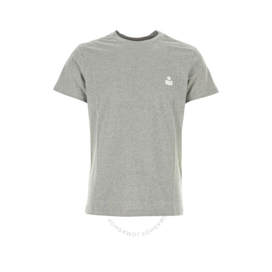 Tシャツ・カットソー Isabel Marant Men's ANAFIKOLO Polo Shirt Gray 25PTS0262HB-C1N05H-02FK-A.jpg?