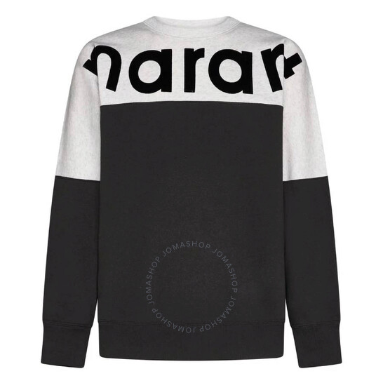 ISABEL MARANT｜SWEATSHIRTS (HOWLEY (SW0031HA B1M19H 10YW Isabel Marant Men's Faded Black Howley Logo Printed