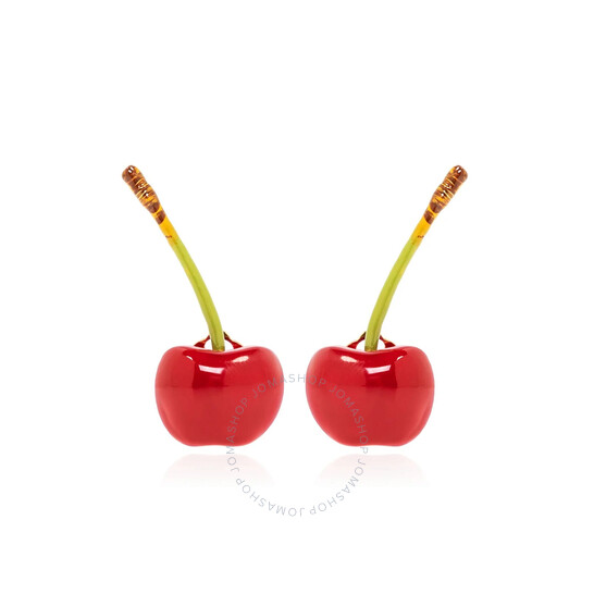 Jacquemus Ladies Red Les Boucles Cerise Cherry Earrings