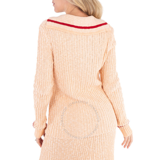 Jil Sander Long Sleeve Cashmere V-Neck Sweater