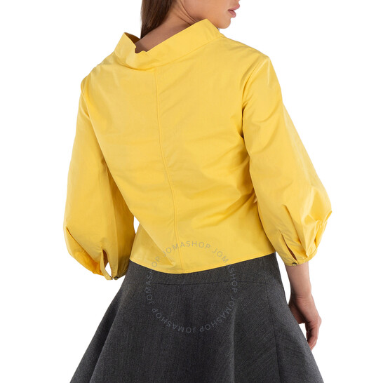 Jil Sander Ladies Sunbeam Cowl-Effect Cotton Blouse, Brand