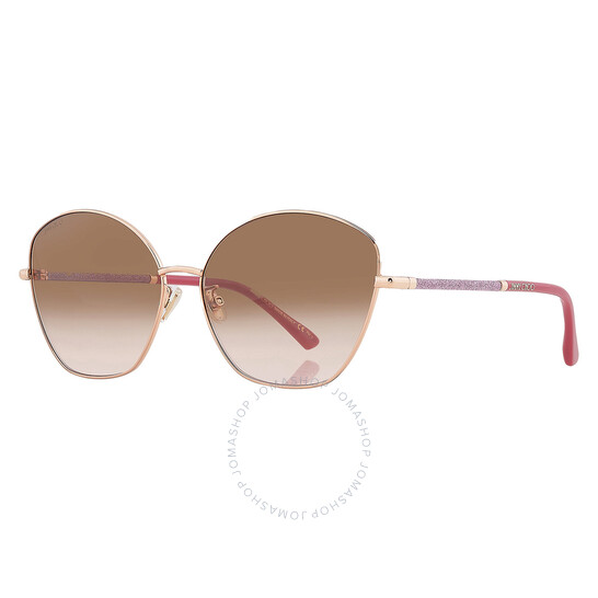 Jimmy Choo Brown Gradient Cat Eye Ladies Sunglasses MARILIA