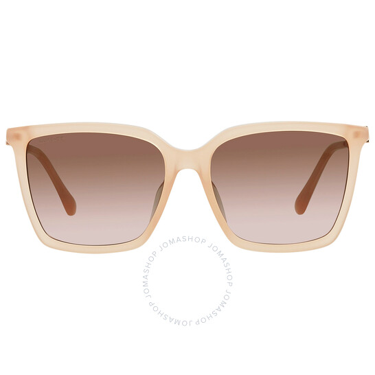 Jimmy Choo Brown Square Ladies Sunglasses -17-145 TOTTA/G/S