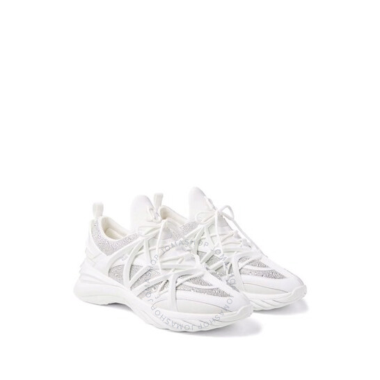 Jimmy Choo Cosmos/F Crystal Embellished Low-top Sneakers