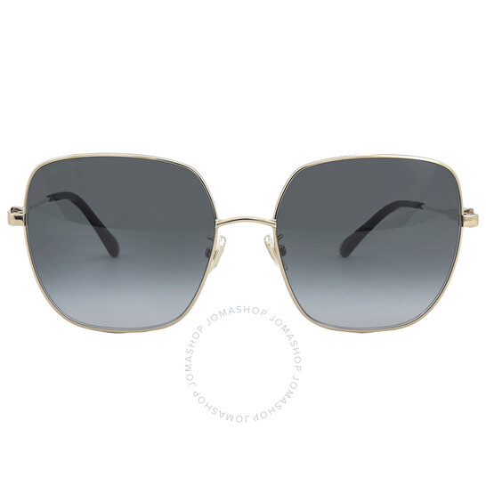 JIMMY CHOO コリハイロットフレムサンクラス KORIGSK 0RHL Jimmy Choo Grey Gradient Butterfly Ladies Sunglasses KORI/G