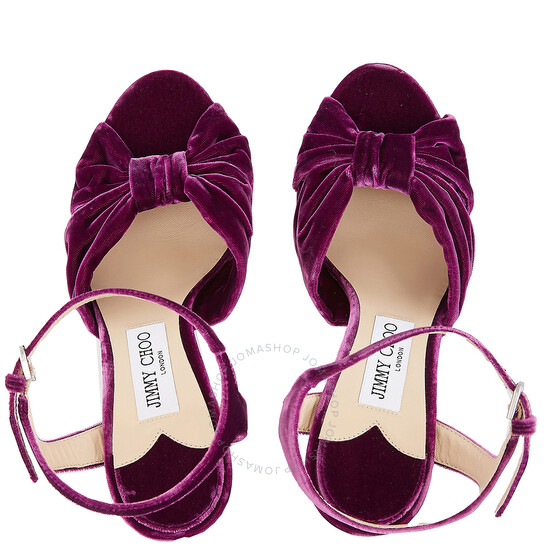 Jimmy Choo Heloise 120 Platform Sandals, Brand Size 35 ( US