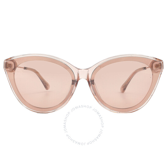 Jimmy Choo Pink Flash SIlver Cat Eye Ladies Sunglasses VIC/F