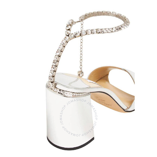 MJTT　　　　　　　　　　　　　　　　　　【美品】　ＡＮＤＥＲＳＯＮ’Ｓ Jimmy Choo Alys 85MM Shimmer Suede Sandals | Saks Fifth Avenue