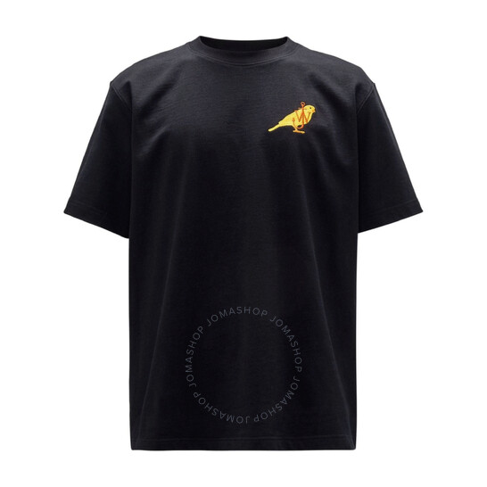 JW Anderson Anchor Logo-Embroidered Cotton T-Shirt, Size