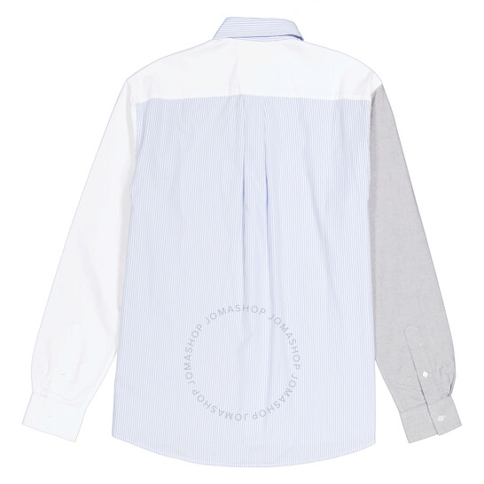 JW Anderson Classic Fit Patchwork Cotton Shirt, Brand Size