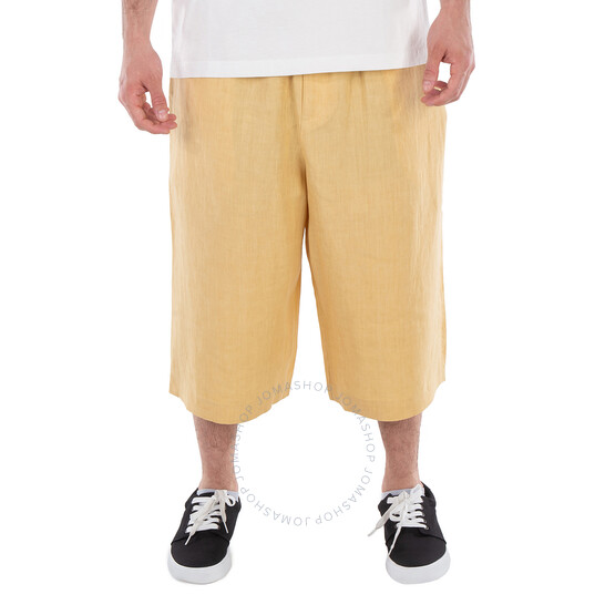 ショートパンツ KENZO Women Shorts Burmudas FF52PA1009DL11 Beige Kenzo Drawstring Waistband Shorts, Size X-Large FE55SH5019GI