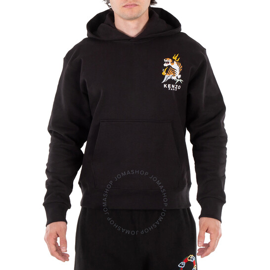 Kenzo Embroidered Dragon Long Sleeve Sweater, Size Large