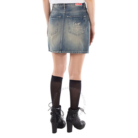 スカート DENIM SKIRT ZW COLLECTION DENIM SKIRT - Blue | ZARA United States