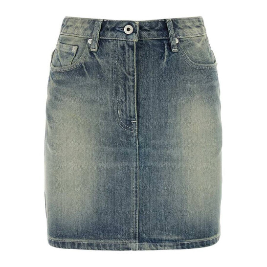 スカート DENIM SKIRT Z1975 DENIM MIDI SKIRT - Blue | ZARA United States
