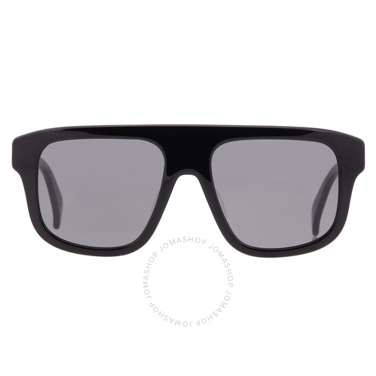 サングラス Kenzo Sunglasses KZ40159F 01E Black Rectangular Asian Fit Kenzo Smoke Square Unisex Sunglasses KZ40155U 01A 54