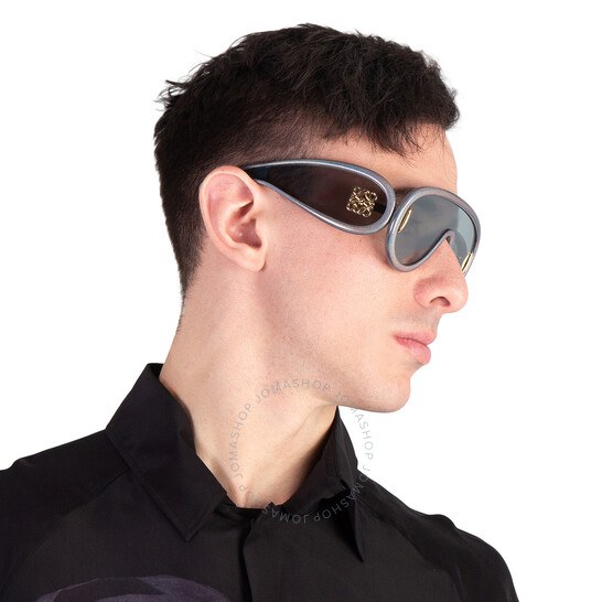 Loewe Blue Mirror Mask Unisex Sunglasses LW40108I 05X 140