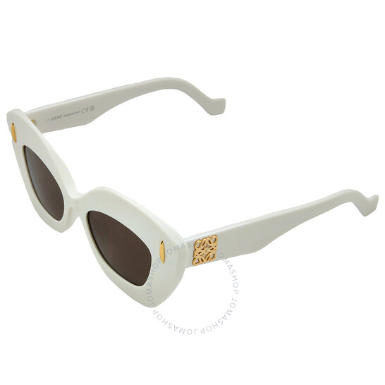 LOEWE キャットアイフレムサンクラス LW40127I 25E Loewe Anagram Lw40127I XXS (48 - 18) with Grey lenses and