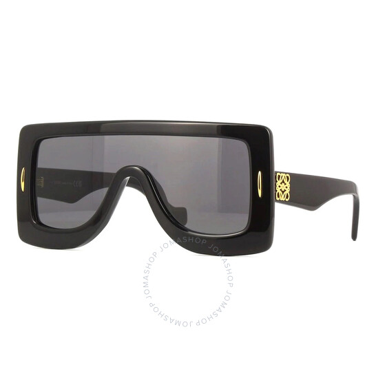 Loewe Chunky Anagram Smoke Shield Unisex Sunglasses LW40104I