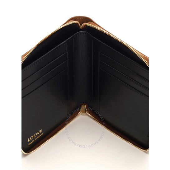 【国内発送】Knot compact zip around wallet Knot compact zip around wallet in shiny nappa calfskin Red