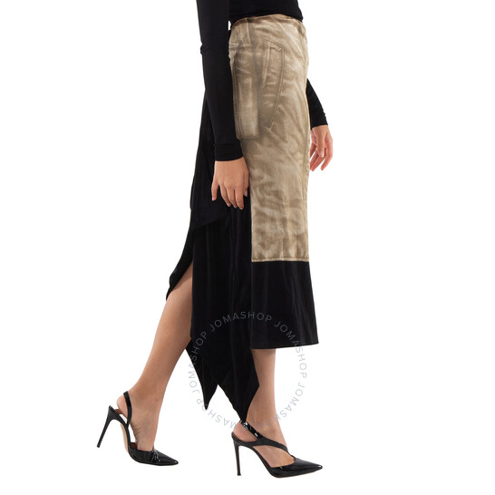 Loewe Trompe Loeil Midi Skirt, Brand Size 36 S540Y08X68.3101