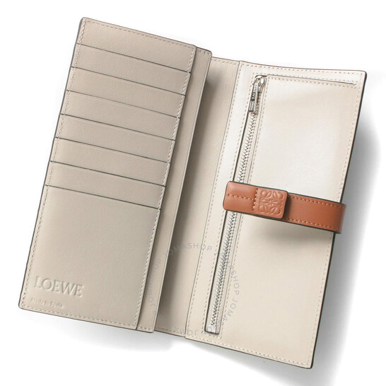 Loewe Large Vertical Wallet - Rosemary/Tan C660S40X01.6465